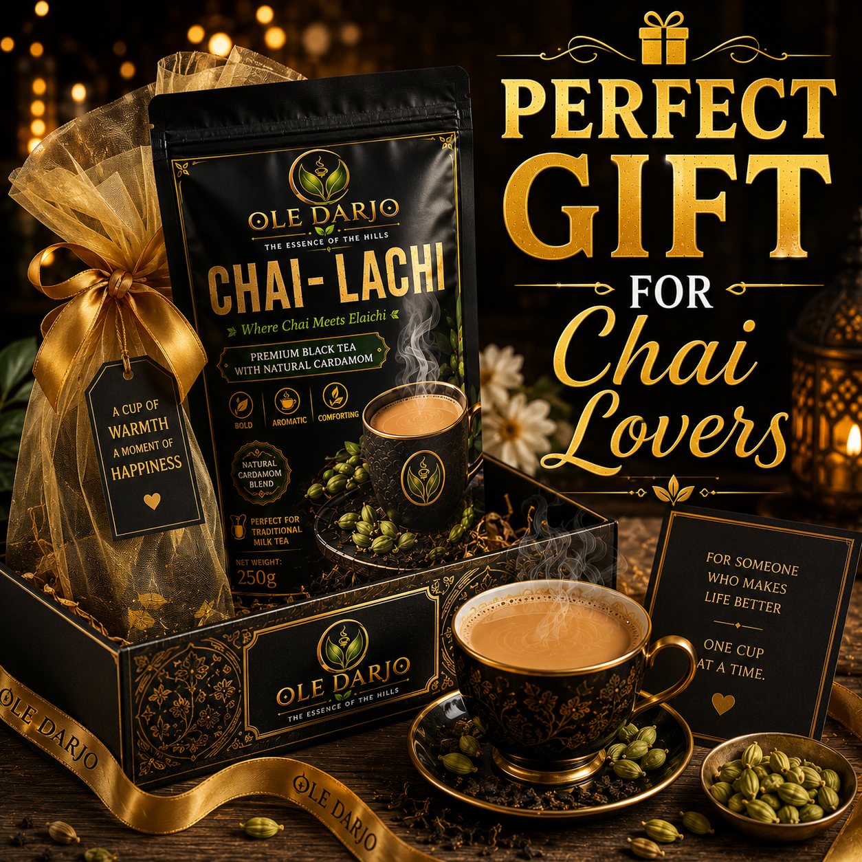 CHAI-LACHI gift setup