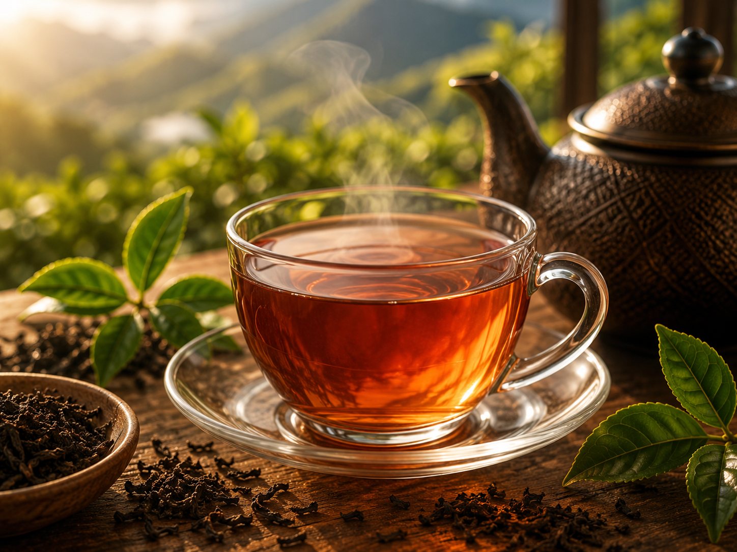 Mountain Treasure brewed cup